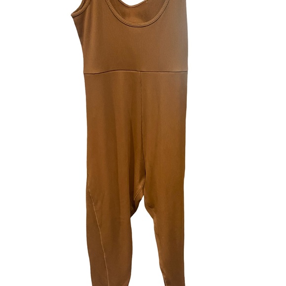 wild fable Pants - Women's spaghetti straps Brown Jumpsuit